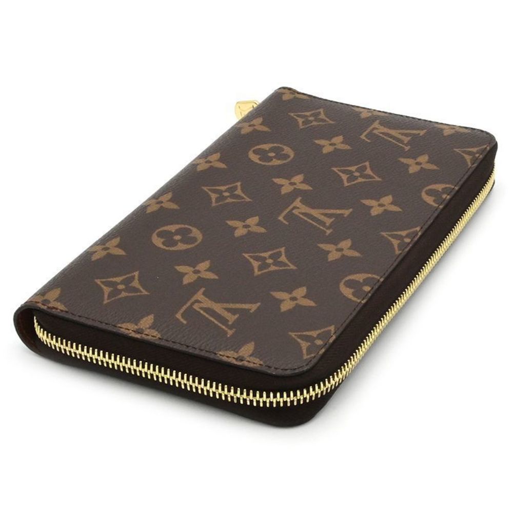 Louis Vuitton Long Zip Brown Zippy Wallet Organizer Monogram - Picture 3 of 6